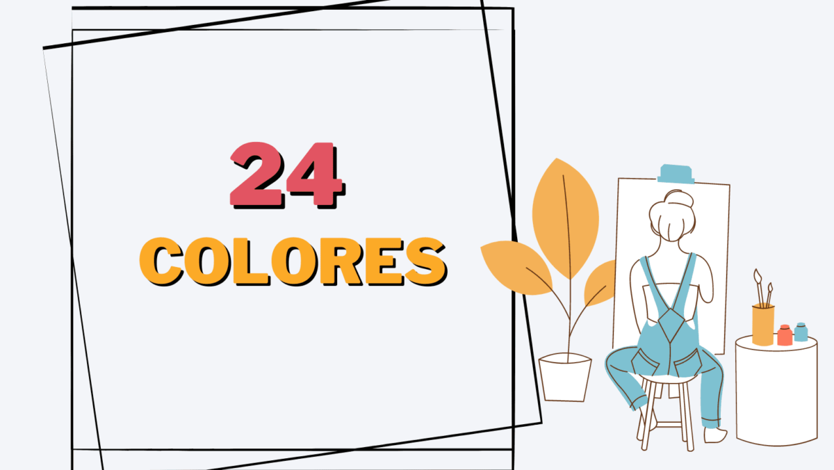 Lee más sobre el artículo 24 colores en inglés con ejercicios descargables