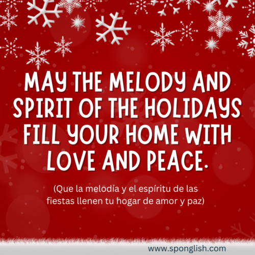 frases de navidad en inglés y español