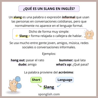 slang en inglés