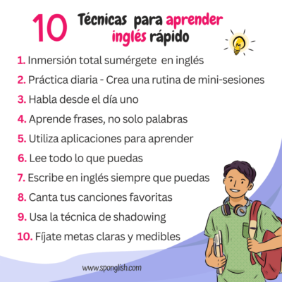 aprender inglés rápido