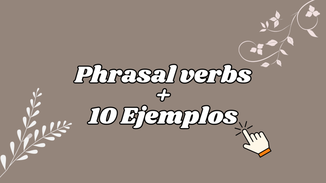 Phrasal verbs
