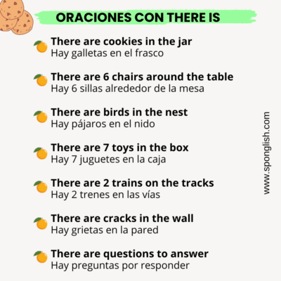 oraciones con there are en ingl&eacute;s