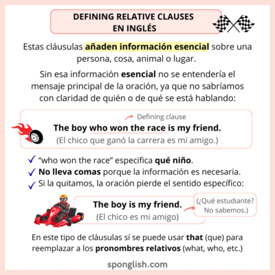 defining relative clauses