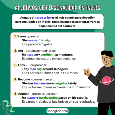 adjetivos de personalidad en inglés