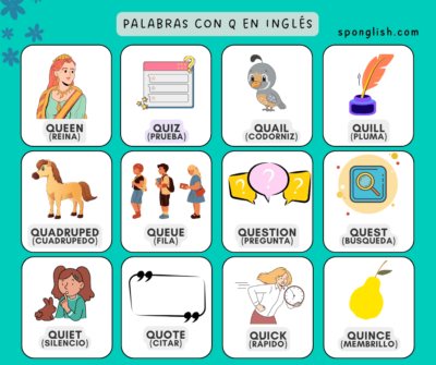 palabras con q en inglés