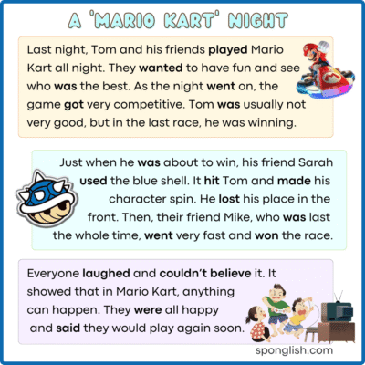 cuentos en inglés pasado simple