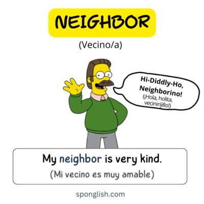 palabras con n en inglés