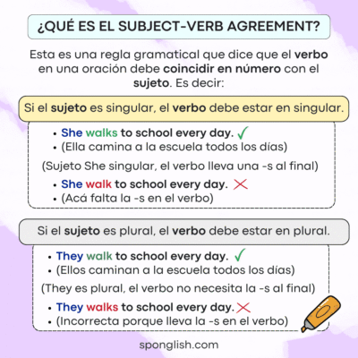 subject verb agreement
