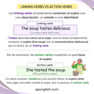 linking verbs vs action verbs