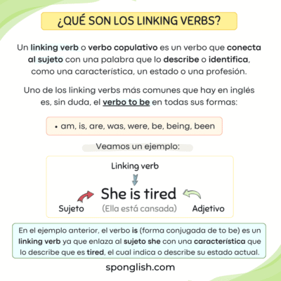 qué son los linking verbs