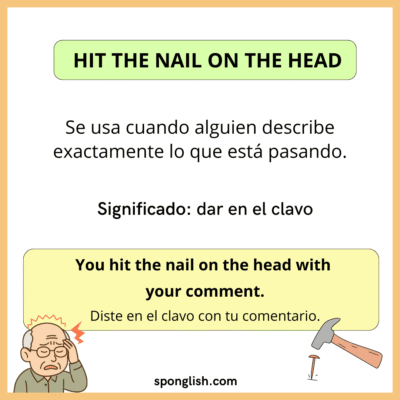 idioms en inglés